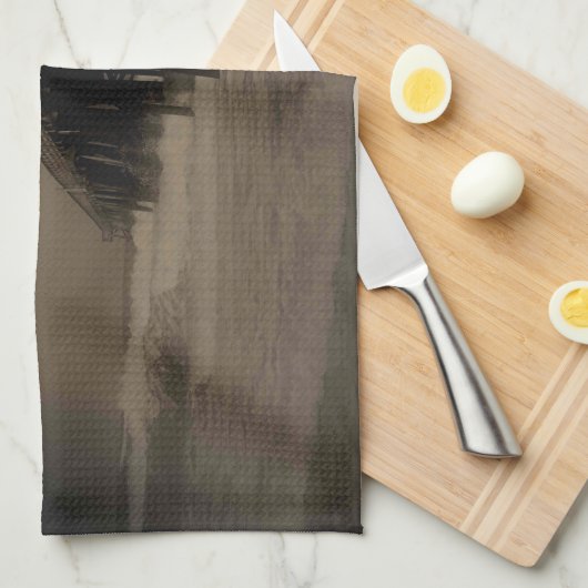 Flagler Beach Pier Handtuch (Viertel Falte)