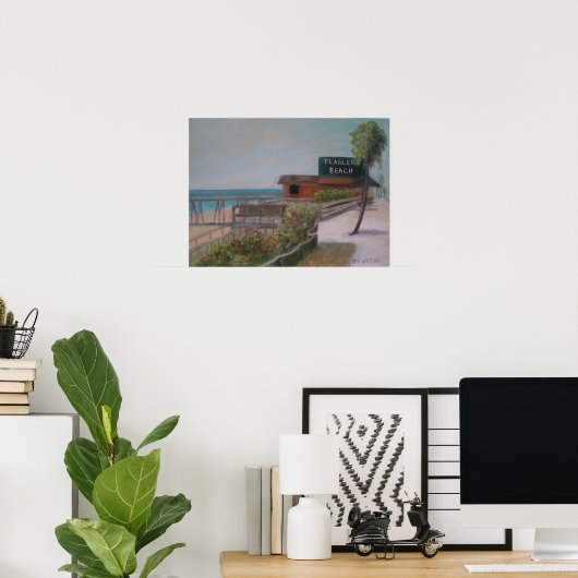 FLAGLER BEACH Poster (Heimbüro)