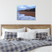 Flagler Beach Shoreline Canvas Print Leinwanddruck (Insitu (Schlafzimmer))