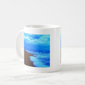 Flagler Beach Shoreline Kaffeetasse (Vorderseite Links)