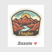 Flagler, Colorado-Sticker Aufkleber (Blatt)