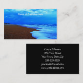 Flagler Strand-Küstenlinie Visitenkarte (Vorne/Hinten)