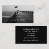 Flagler Strand-Pier-Fotografie-Visitenkarten Visitenkarte (Vorne/Hinten)
