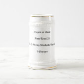 Flagon des Mets Bierglas (Mittel)