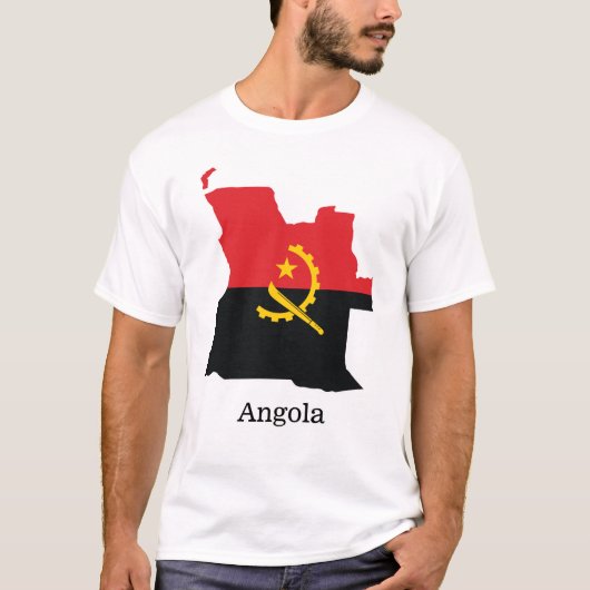 Flags and countries Angola T-Shirt (Vorderseite)