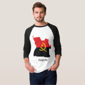 Flags and countries Angola T-Shirt (Vorne ganz)