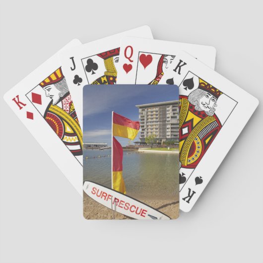 Flags and surf rescue board spielkarten (Rückseite)