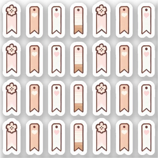 Flags for soft kawaii planner  aufkleber (Vorderseite)