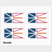 Flags Graphic Rechteckiger Aufkleber (Blatt)