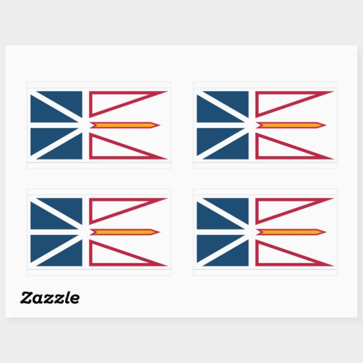 Flags Graphic Rechteckiger Aufkleber (Blatt)