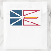 Flags Graphic Rechteckiger Aufkleber (Tasche)