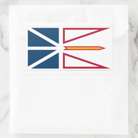 Flags Graphic Rechteckiger Aufkleber (Tasche)