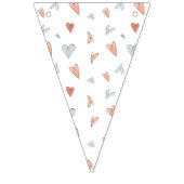 Flags - Hearts Pattern Wimpelkette (Dritte Fahne)