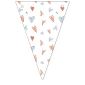 Flags - Hearts Pattern Wimpelkette (Zweite Fahne)