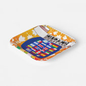 Flags Hispanic Heritage Month School Celebration Pappteller (Gewinkelt)