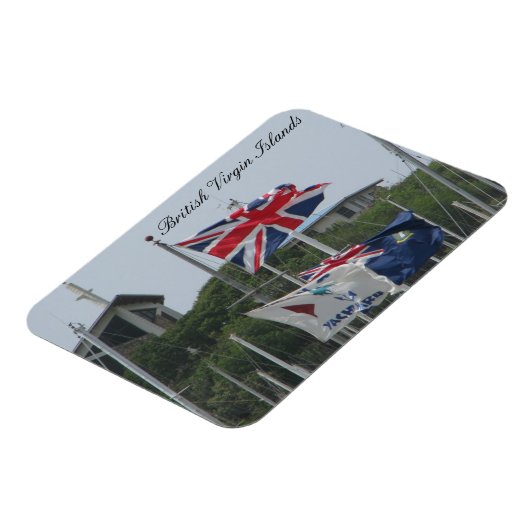 Flags @ Jungfrau Gorda Magnet (Linke Seite)