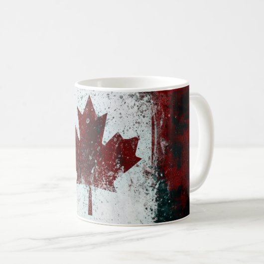 Flags: Kanada Kaffeetasse (VorderseiteRechts)