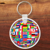FLAGS OF THE GLOBE SCHLÜSSELANHÄNGER (Vorderseite)