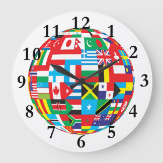 FLAGS OF THE WORLD GROßE WANDUHR