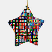 Flags of the world keramik ornament (Rechts)