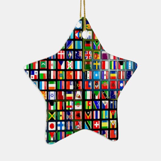 Flags of the world keramik ornament (Rechts)