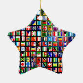 Flags of the world keramik ornament (Vorne)