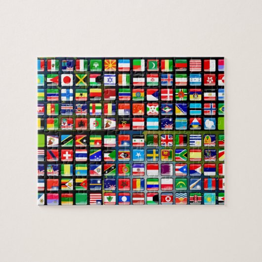 Flags of the world puzzle (Horizontal)
