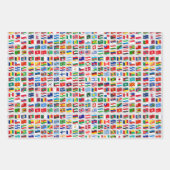 Flags of the World Travel Design Geschenkpapier Set (Vorderseite 2)