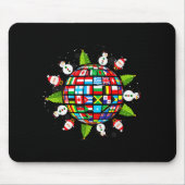 Flags Of The World, Xmas Around The Globe Mousepad (Vorne)