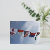 Flags Post Card Postkarte (Stehend Vorderseite)