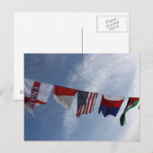 Flags Post Card Postkarte (Vorne/Hinten)