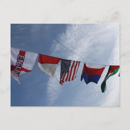 Flags Post Card Postkarte (Vorderseite)