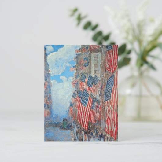 Flags Postkarte (Stehend Vorderseite)