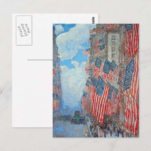 Flags Postkarte (Vorne/Hinten)