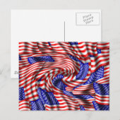 Flags Postkarte (Vorne/Hinten)