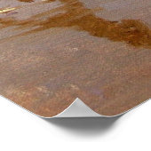 Flags und reflektionen Montalivet Poster (Ecke)