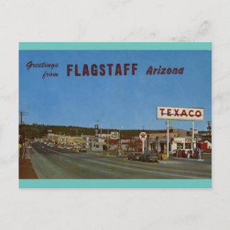 FLAGSTAFF ARIZONA AUF DER US-HWY 66 POSTKARTE