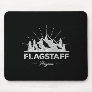 Flagstaff Arizona Az T-Shirt Vintage Wandern Retro Mousepad