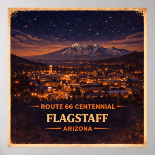 Flagstaff Arizona Jahrhundertfeier Poster (Vorne)