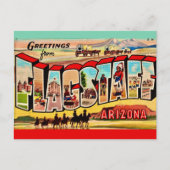 Flagstaff Arizona Postkarte (Vorderseite)