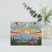Flagstaff Arizona Postkarte (Stehend Vorderseite)