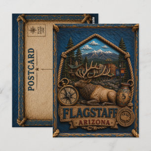 Flagstaff Arizona Postkarte Vintage Reise