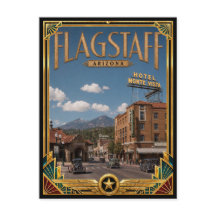 Flagstaff Arizona Vintage Art Deco Golden Age