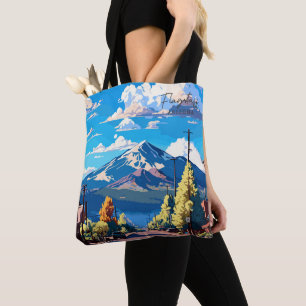 Flagstaff Arizona Vintage Kunstreise Illustration Tasche