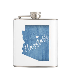 Flagstaff Arizona Wood Grain Flachmann