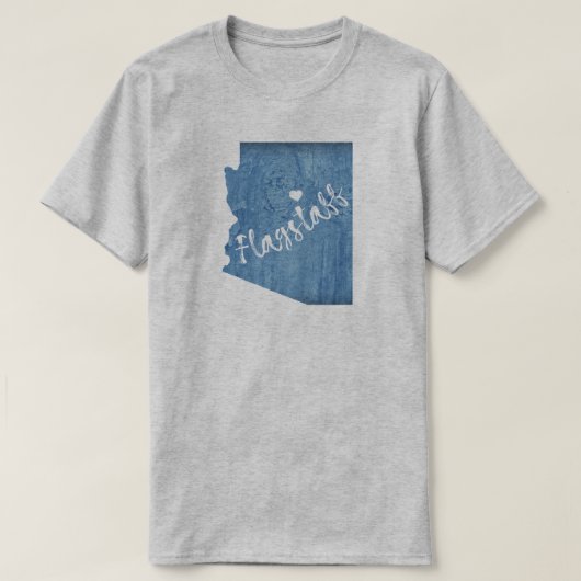 Flagstaff Arizona Wood Grain T-Shirt (Design vorne)