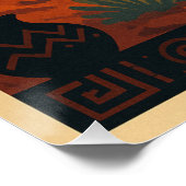 Flagstaff - Einheimisches Erbe und alte Ruinen Poster (Ecke)