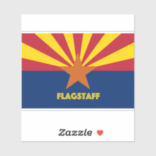 Flagstaff Flag Aufkleber
