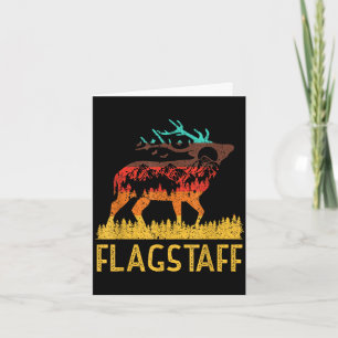 Flagstaff - liebt Natur vintage Wandern 70er 80er Karte