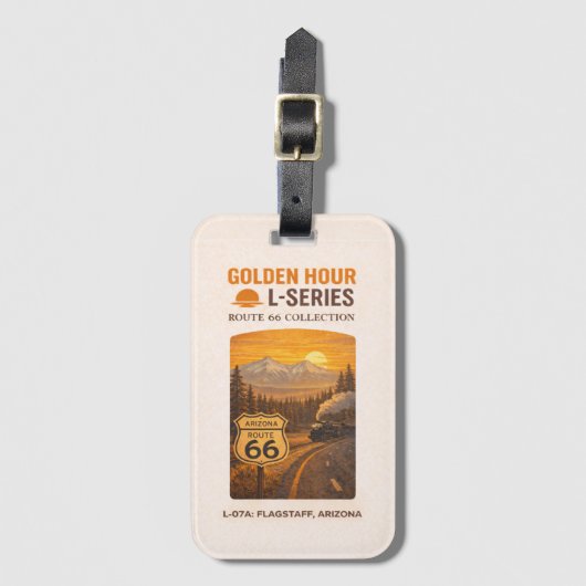Flagstaff Route 66 Golden Hour L-Series Gepäckanhänger (Vorderseite Vertikal)